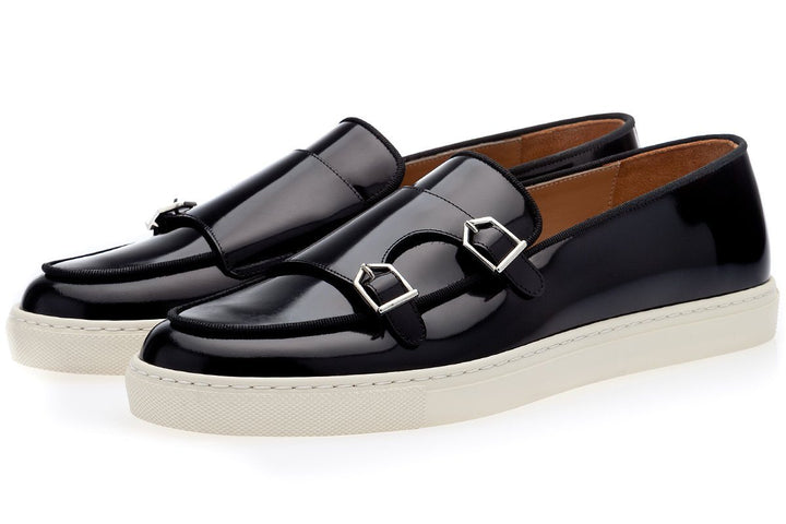 TANGERINE 7 BRUSHED BLACK SKATE Sneakers Superglamourous