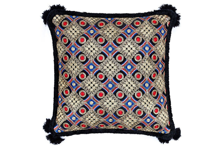 VANYA DARU BLACK CUSHION Cushions Superglamourous