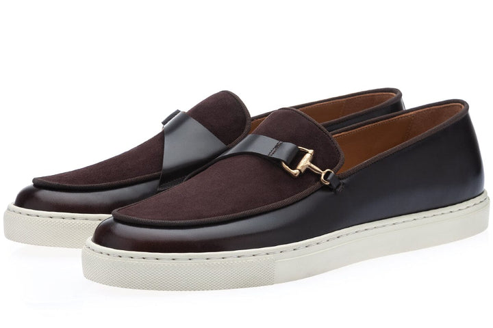 TANGERINE 12 CORDOVAN COCOA SKATE Sneakers Superglamourous