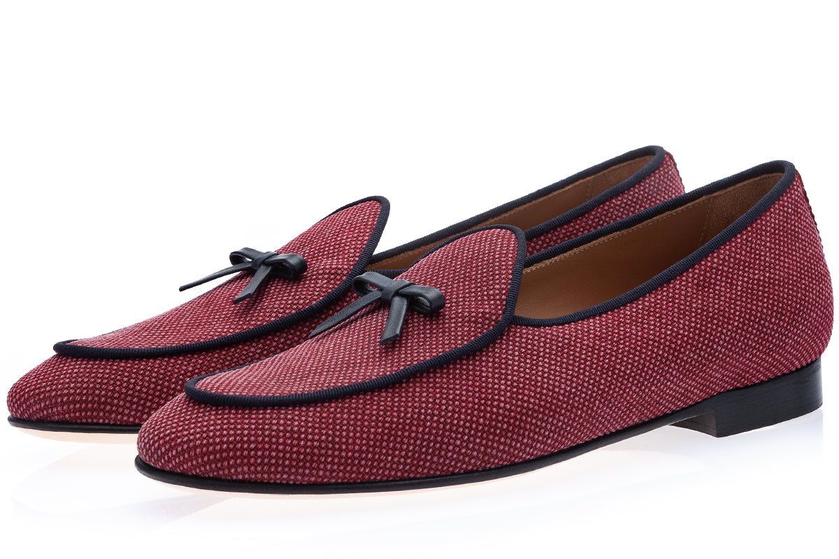 TANGERINE 1 TIPIC BURGUNDY BELGIAN LOAFERS Belgian Loafers Superglamourous