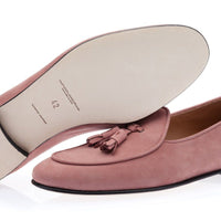 TANGERINE 2 NABUK CREPE BELGIAN LOAFERS Belgian Loafers Superglamourous | Image 2