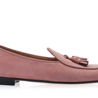 TANGERINE 2 NABUK CREPE BELGIAN LOAFERS Belgian Loafers Superglamourous | Image 3