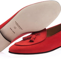 TANGERINE 2 NABUK GINGER BELGIAN LOAFERS Belgian Loafers Superglamourous | Image 2