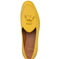 TANGERINE 2 NABUK MUSTARD BELGIAN LOAFERS Belgian Loafers Superglamourous | Image 4
