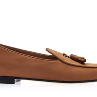 TANGERINE 2 NABUK TOBACCO BELGIAN LOAFERS Belgian Loafers Superglamourous | Image 3