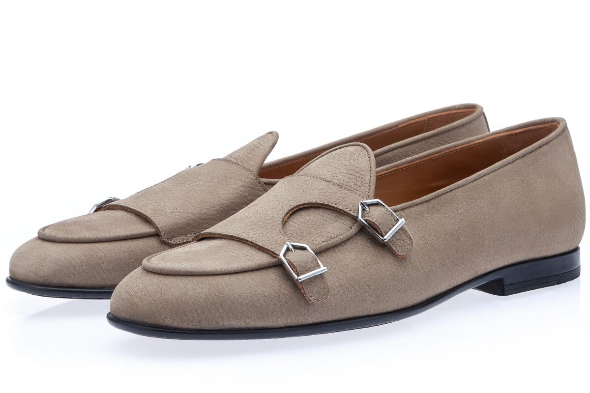 TANGERINE 7-R OREGON TAUPE BELGIAN LOAFERS Belgian Loafers Superglamourous