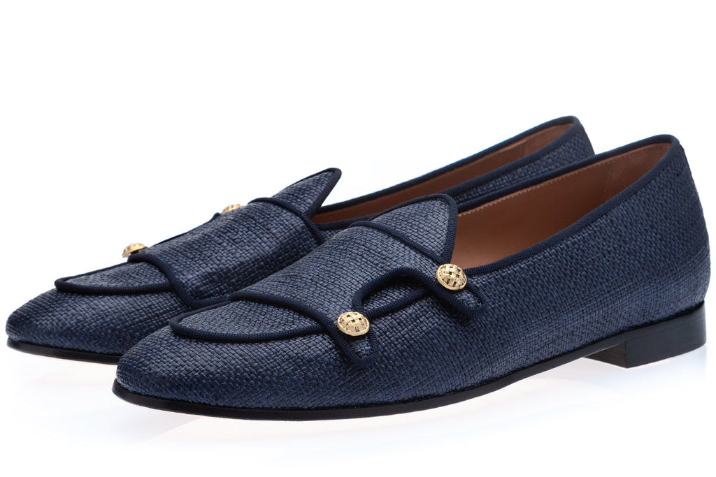 TANGERINE 7 GEORGIA NAVY BELGIAN LOAFERS Belgian Loafers Superglamourous