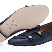 TANGERINE 7 GEORGIA NAVY BELGIAN LOAFERS Belgian Loafers Superglamourous | Image 2