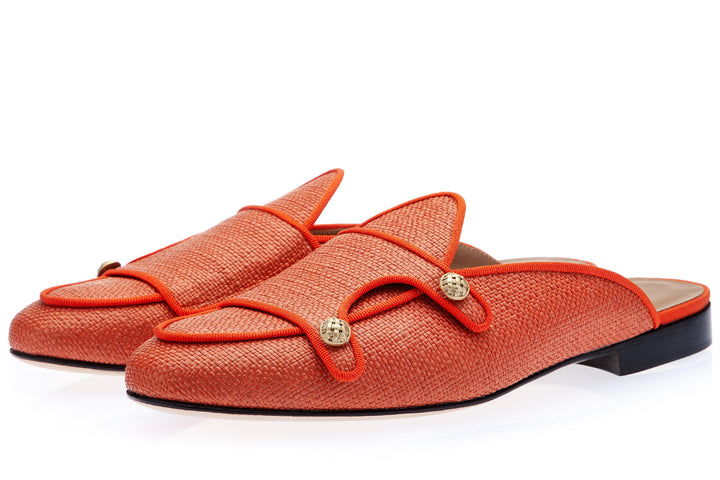 TANGERINE 3 GEORGIA ORANGE MULES Mules Superglamourous
