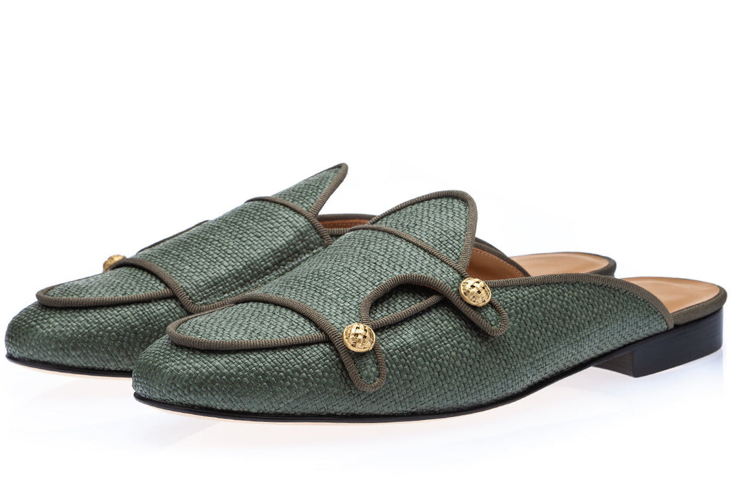 TANGERINE 7 GEORGIA SAGE MULES Mules Superglamourous